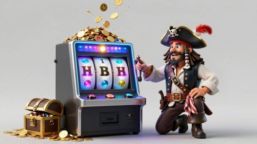 JackpotPiraten Casino mit Schatztruhe und Piraten